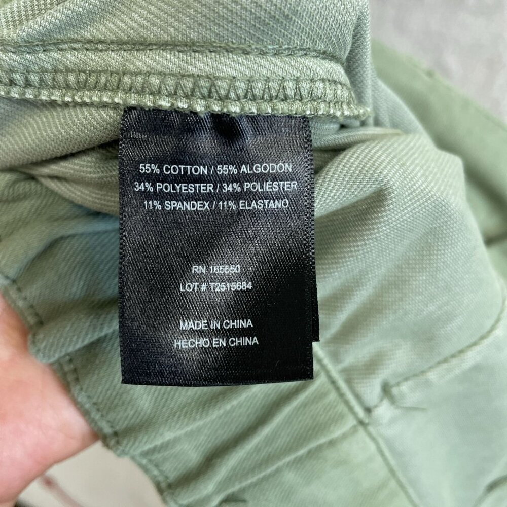 NEW 32 Degrees Cool Women's XXL Ankle Length Pants Green Cotton Blend - Picture 12 of 15
